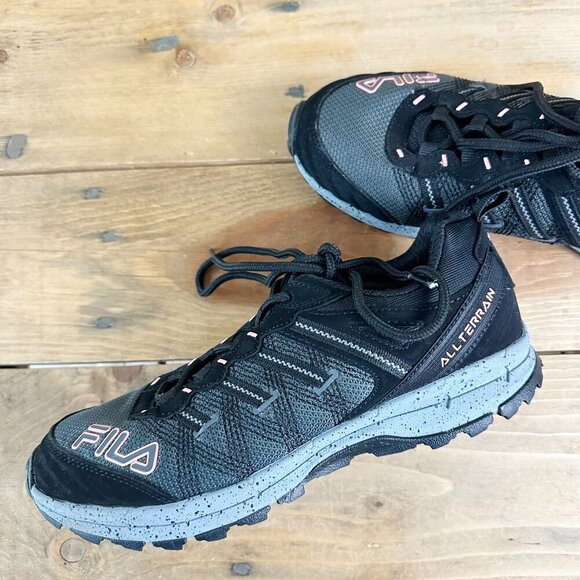 Fila Shoes - Fila‎ Women's Black Endurance EVO All Terrain Hiking Shoe Worn Once Size 8
